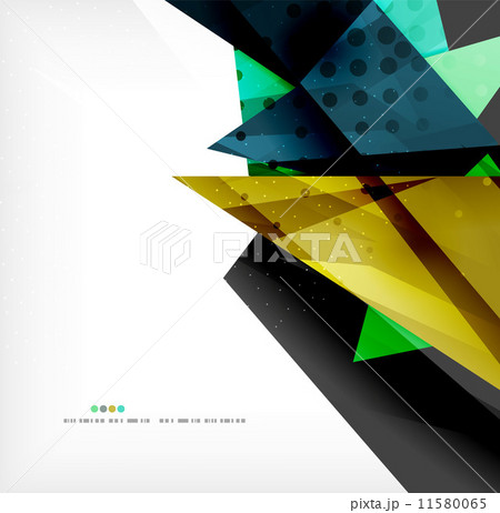 Abstract colorful overlapping composition 11580065
