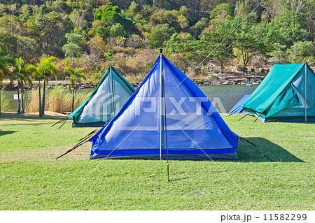 Camping tent in the mountains Camping tent in the mountains 11582299