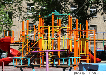 Playground on a sunny summer day, Moscow, Russia Playground on a sunny summer day, Moscow, Russia 11583062