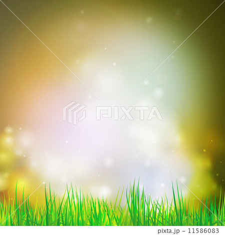 Abstract background with grass vector illustration. Vector design for print or web 11586083