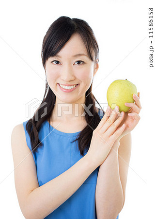 リンゴを持った女性 リンゴを持った女性 11586158