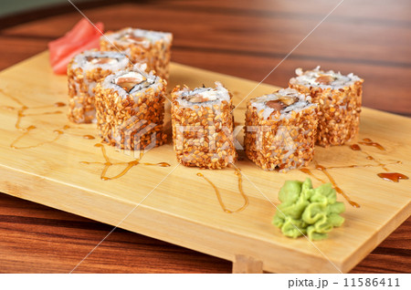 sesame sushi rolls sesame sushi rolls 11586411