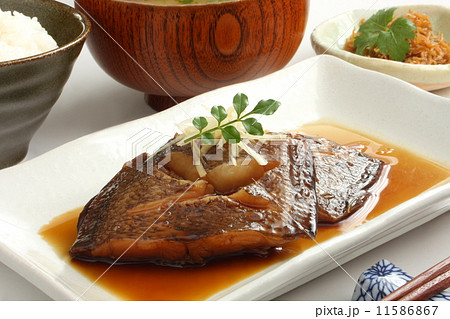 カレイの煮付け　和食　定食 11586867