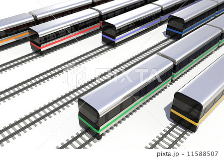 6色の電車 6色の電車 11588507