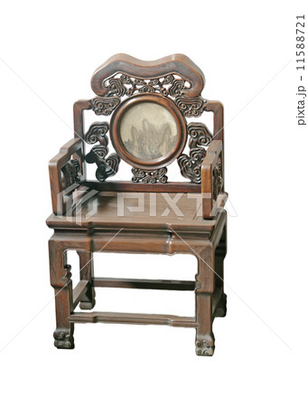 Old large wooden polished chinese chair Old large wooden polished chinese chair 11588721