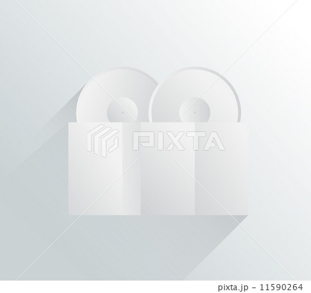 White and grey locks in simple design 11590264