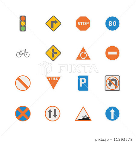 Simple Traffic sign icon Simple Traffic sign icon 11593578