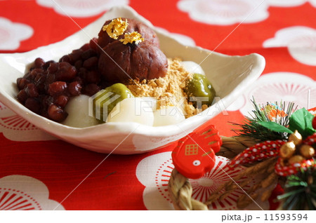 お正月の栗白玉 11593594