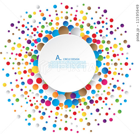 Multicolored circle design Multicolored circle design 11595649