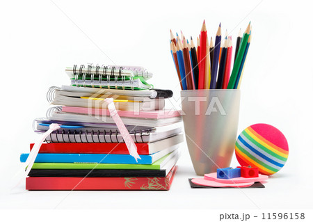 Stationery isolated on white 11596158