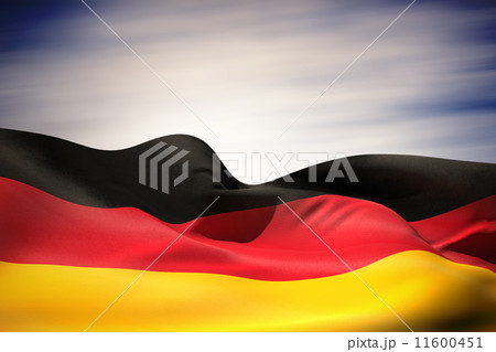 Composite image of germany flag waving 11600451