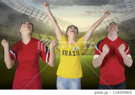 Composite image of various football fans Composite image of various football fans 11600969