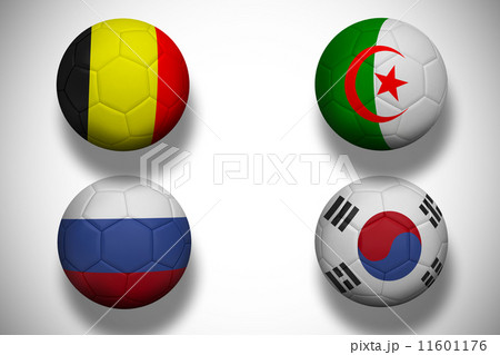 Composite image of group h footballs for world cup Composite image of group h footballs for world cup 11601176