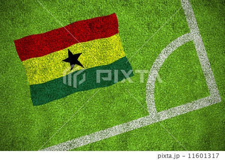Composite image of ghana national flag 11601317