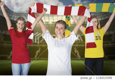 Composite image of various football fans Composite image of various football fans 11602096
