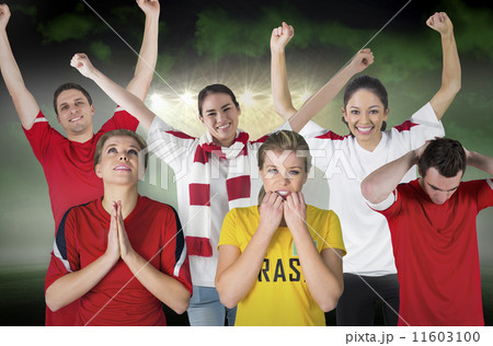 Composite image of various football fans Composite image of various football fans 11603100