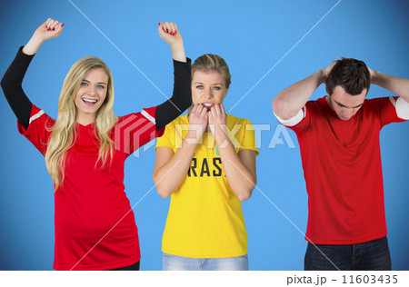 Composite image of football fans Composite image of football fans 11603435
