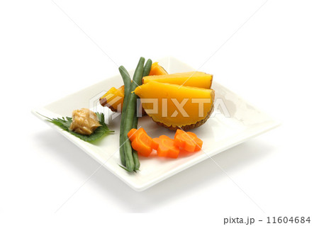 蒸し野菜のごまソースかけ 11604684