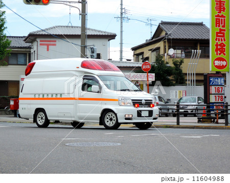 救急車走行シーン 名古屋 救急車走行シーン 名古屋 11604988