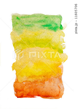 水彩絵の具 透明水彩のイラスト素材
