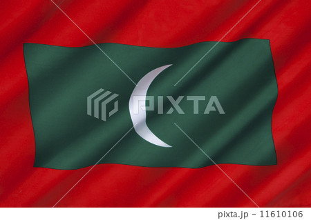 Flag of the Maldives 11610106