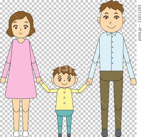 3人家族イラスト 11611265