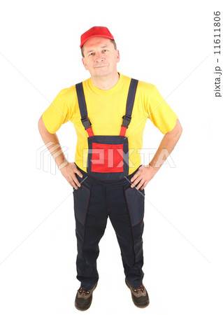 Worker in uniform. 11611806