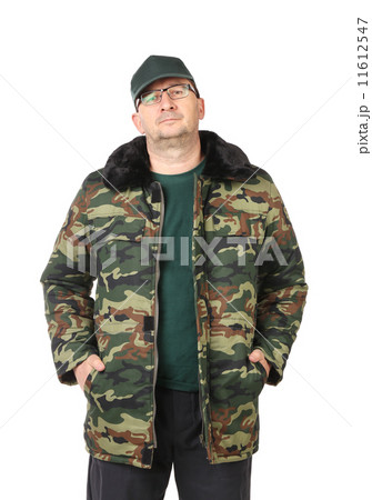 Man in military clothing. Man in military clothing. 11612547