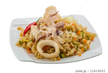 Fried rice with calamari 11614052