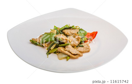 Pork with vegetables 11615742