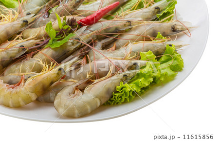 Raw tiger shrimps Raw tiger shrimps 11615856