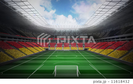 Composite image of digitally generated german national flag 11618432