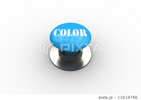 Color on blue push button Color on blue push button 11619766