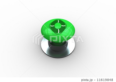 Composite image of safety ring graphic on button Composite image of safety ring graphic on button 11619848