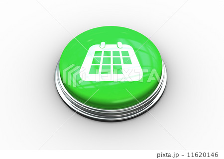 Composite image of calendar graphic on button Composite image of calendar graphic on button 11620146