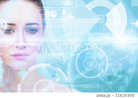 Composite image of natural beauty posing 11620300