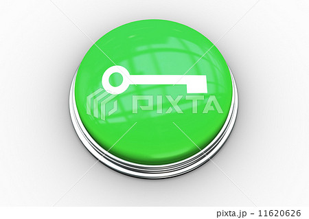 Composite image of key graphic on button Composite image of key graphic on button 11620626