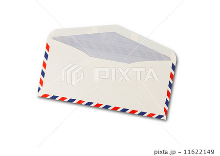 open Envelope by air mail and paper isolated on white background open Envelope by air mail and paper isolated on white background 11622149