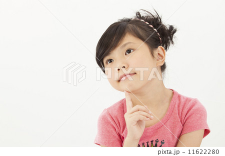 Portrait of a girl thinking 11622280