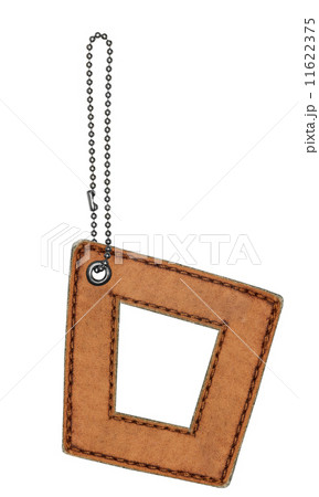 Leather alphabet with chain isolated on white Leather alphabet with chain isolated on white 11622375