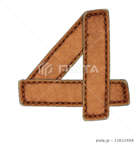 Leather alphabet isolate on white 11622408