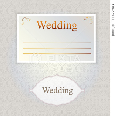 Vector pattern for wedding invitation 11622983