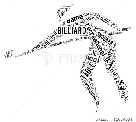 billiard pictogram with black wordings 11624653