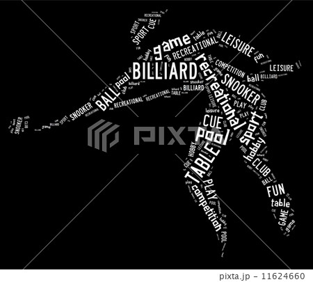 billiard pictogram with white wordings billiard pictogram with white wordings 11624660