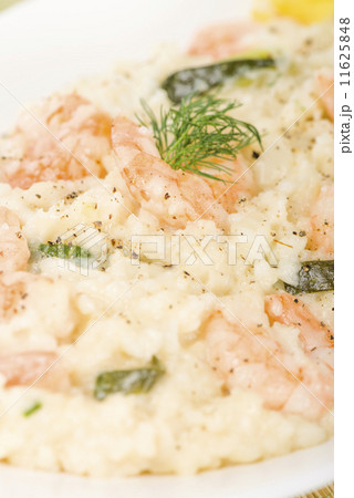Prawn Risotto Bianco - Prawn risotto in creamy white wine sauce.  11625848