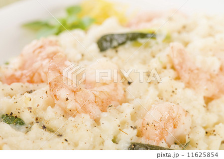 Prawn Risotto Bianco - Prawn risotto in creamy white wine sauce.  11625854
