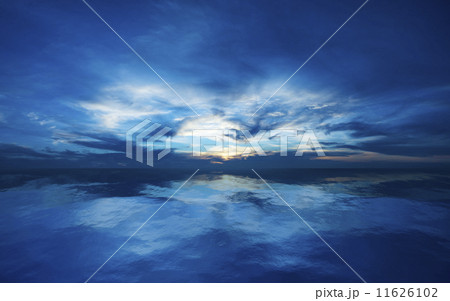 Blue sunset scene 11626102