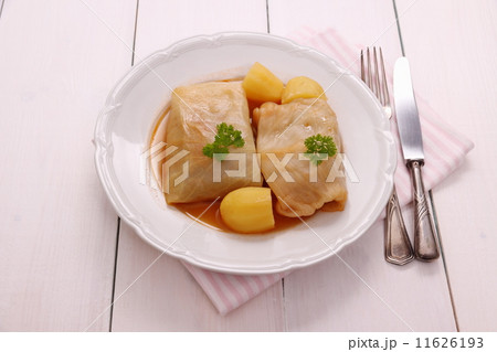 Cabbage rolls with potato, parsley Cabbage rolls with potato, parsley 11626193