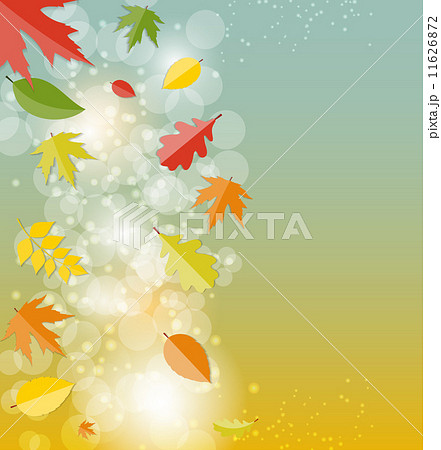 Shiny Autumn Natural Leaves Background. Vector Illustration Shiny Autumn Natural Leaves Background. Vector Illustration 11626872