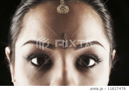 Indian woman in traditional jewelry 11627476